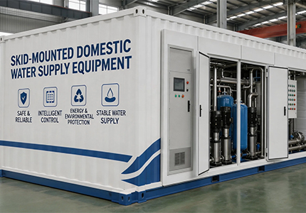 sistema modular de água comercial e doméstica